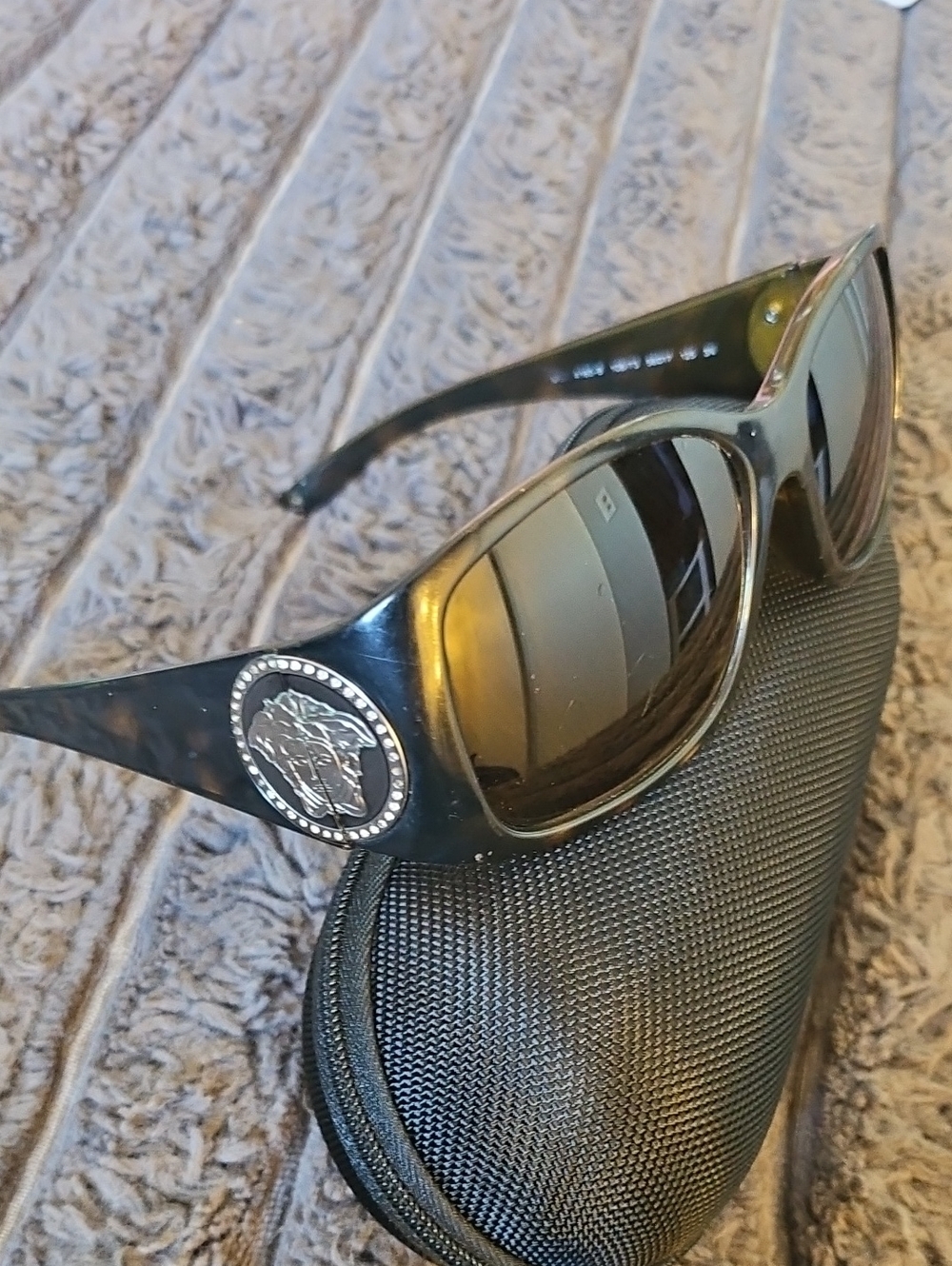 Versace Mod. 4160-B 108/73 gloss brown sunglasses!!!